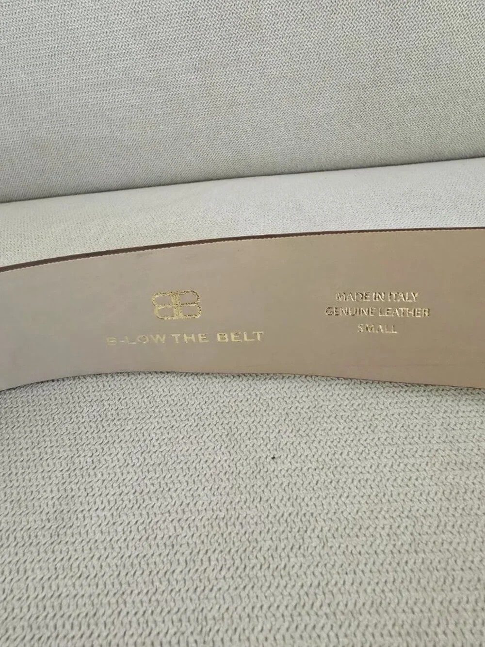 B-Low The Belt Chocolate Brown Suede Leather Milla Belt Small S Gold Buckle